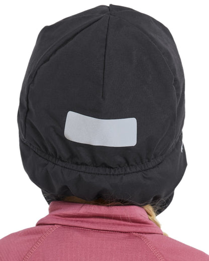 Black Coloured Didriksons Biggles Kids Cap on white background 