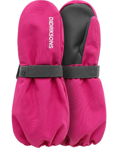 Cactus Pink Coloured Didriksons Biggies Mitten 8 on White Background 