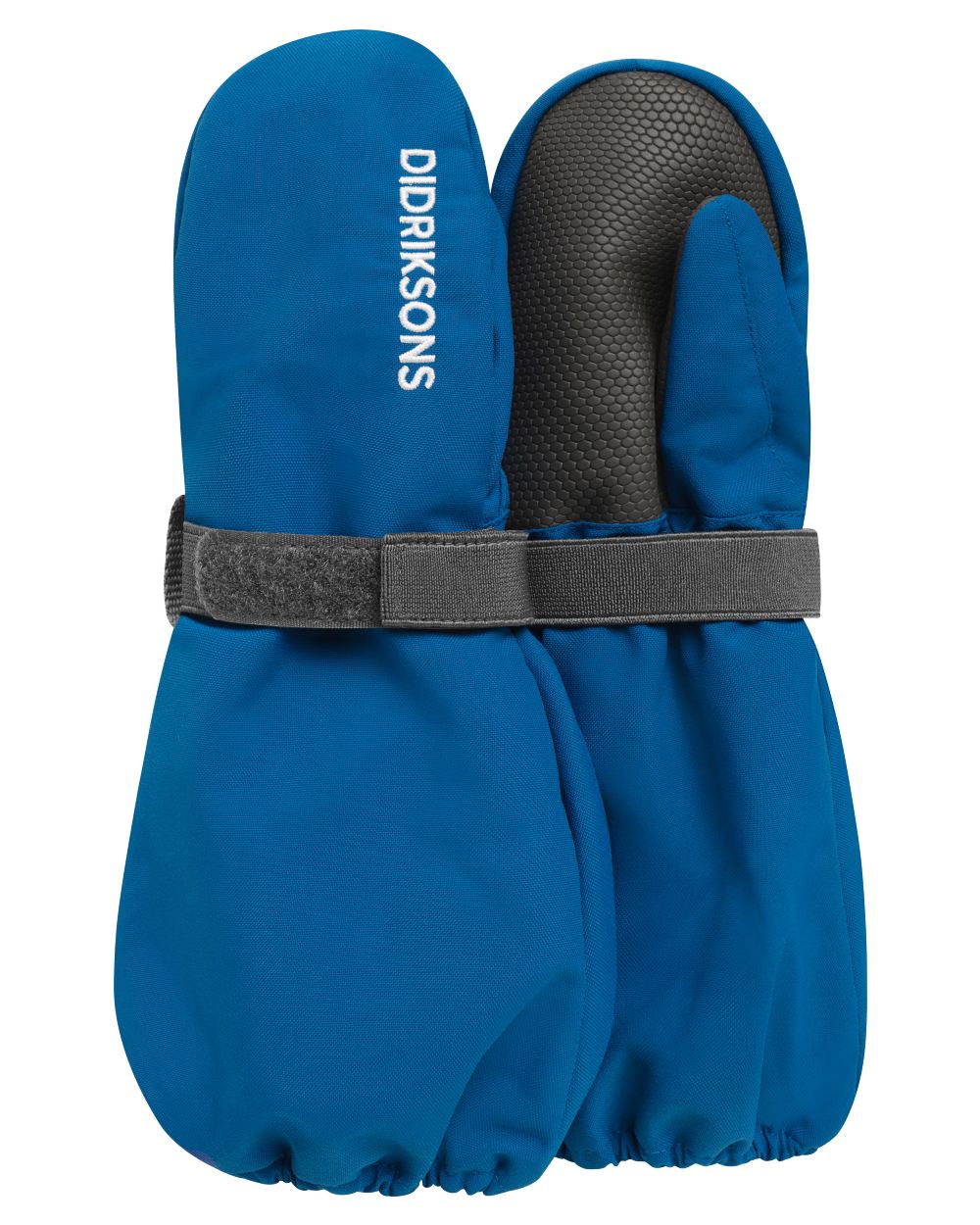 Ultramarine Coloured Didriksons Biggies Mitten 8 on White Background 