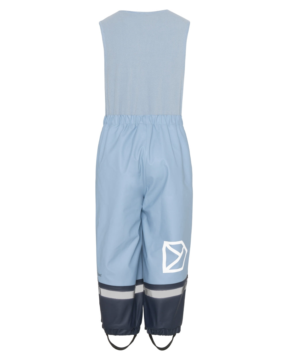Cloud Blue coloured Didriksons Boardman Kids Rain Set on white background 