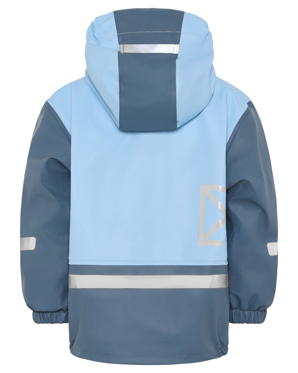 Light Sea Blue coloured Didriksons Boardman Kids Rain Set on white background 
