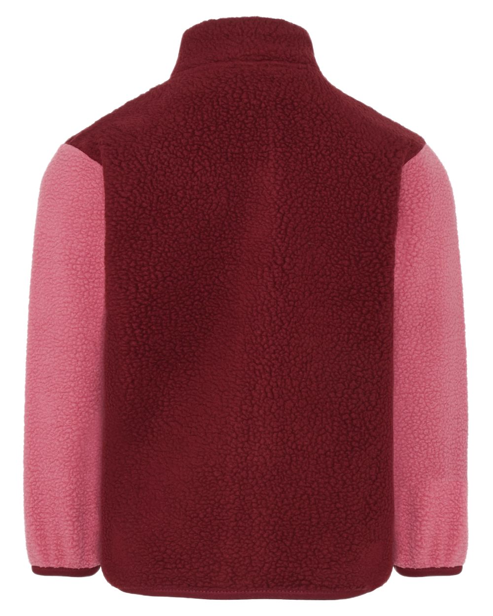 Anemon Red coloured Didriksons Childrens Anten Full Zip Jacket on white background 