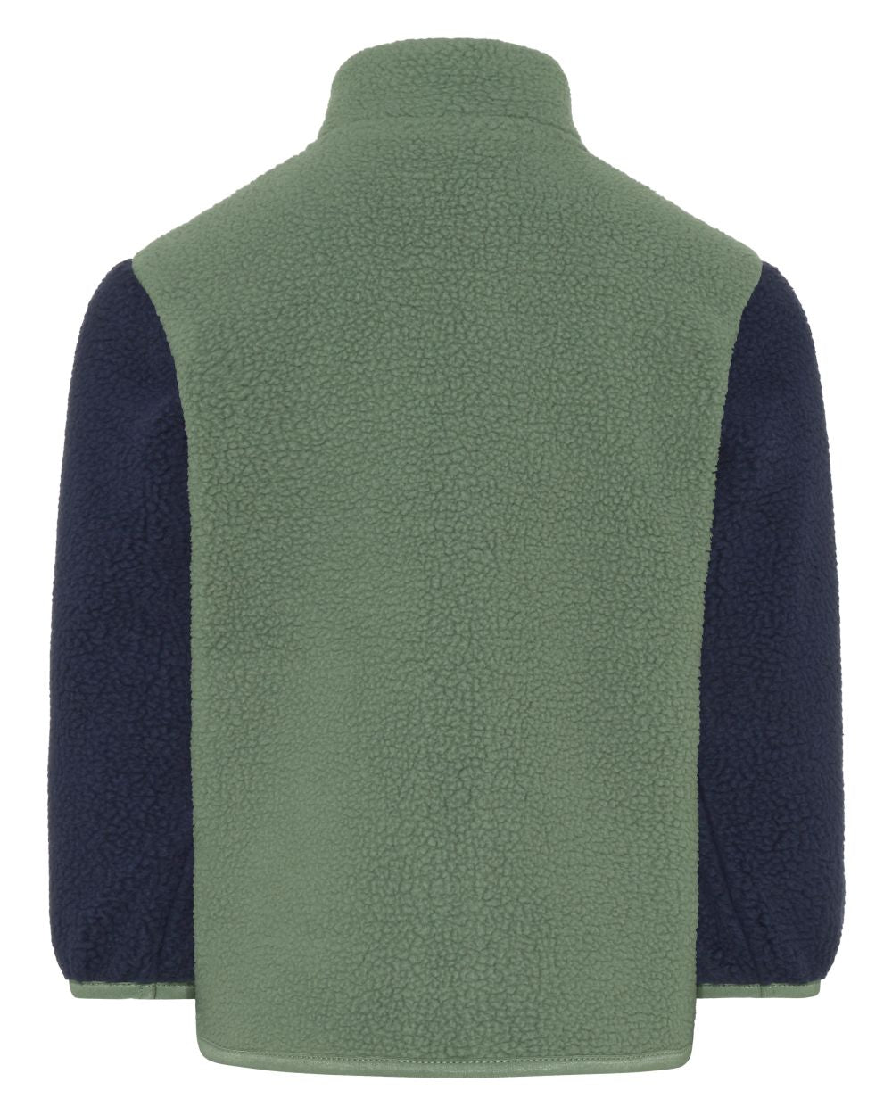 Light Moss coloured Didriksons Childrens Anten Full Zip Jacket on white background 