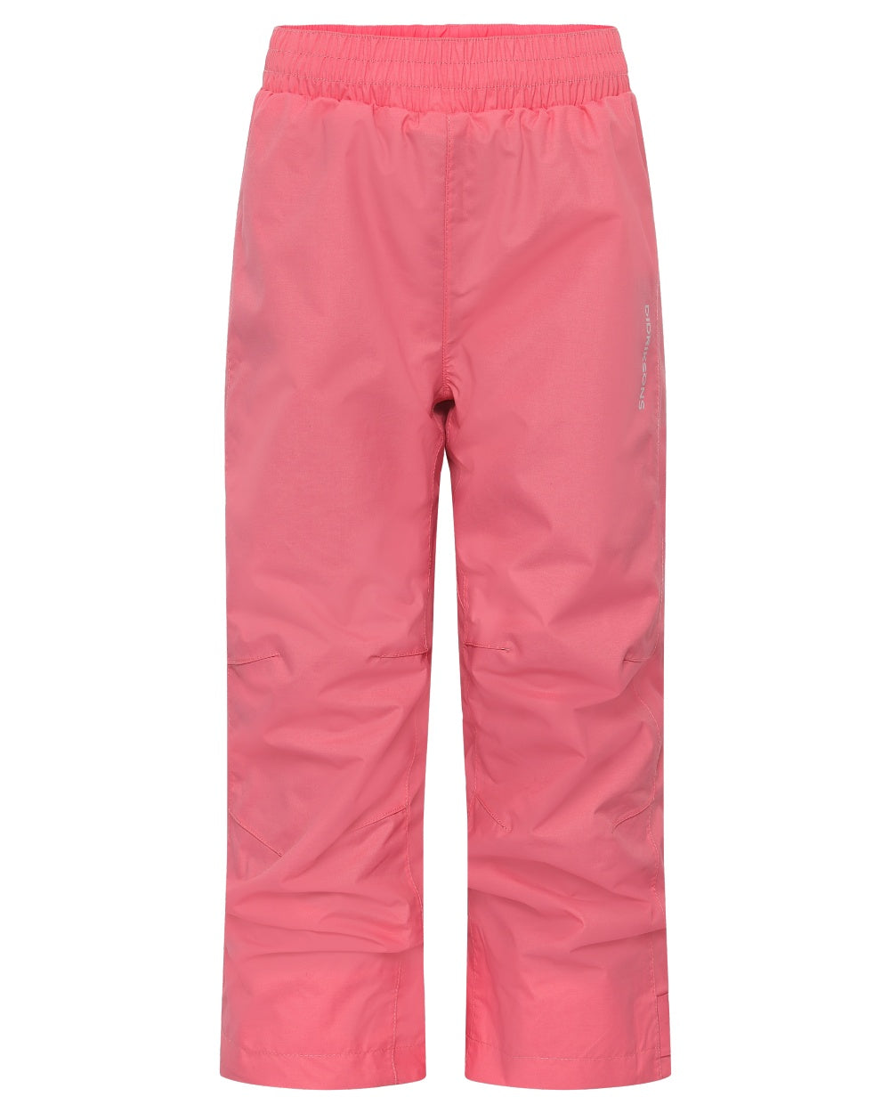 Dusty Azalea coloured Didriksons Childrens Avan Pants on white background 