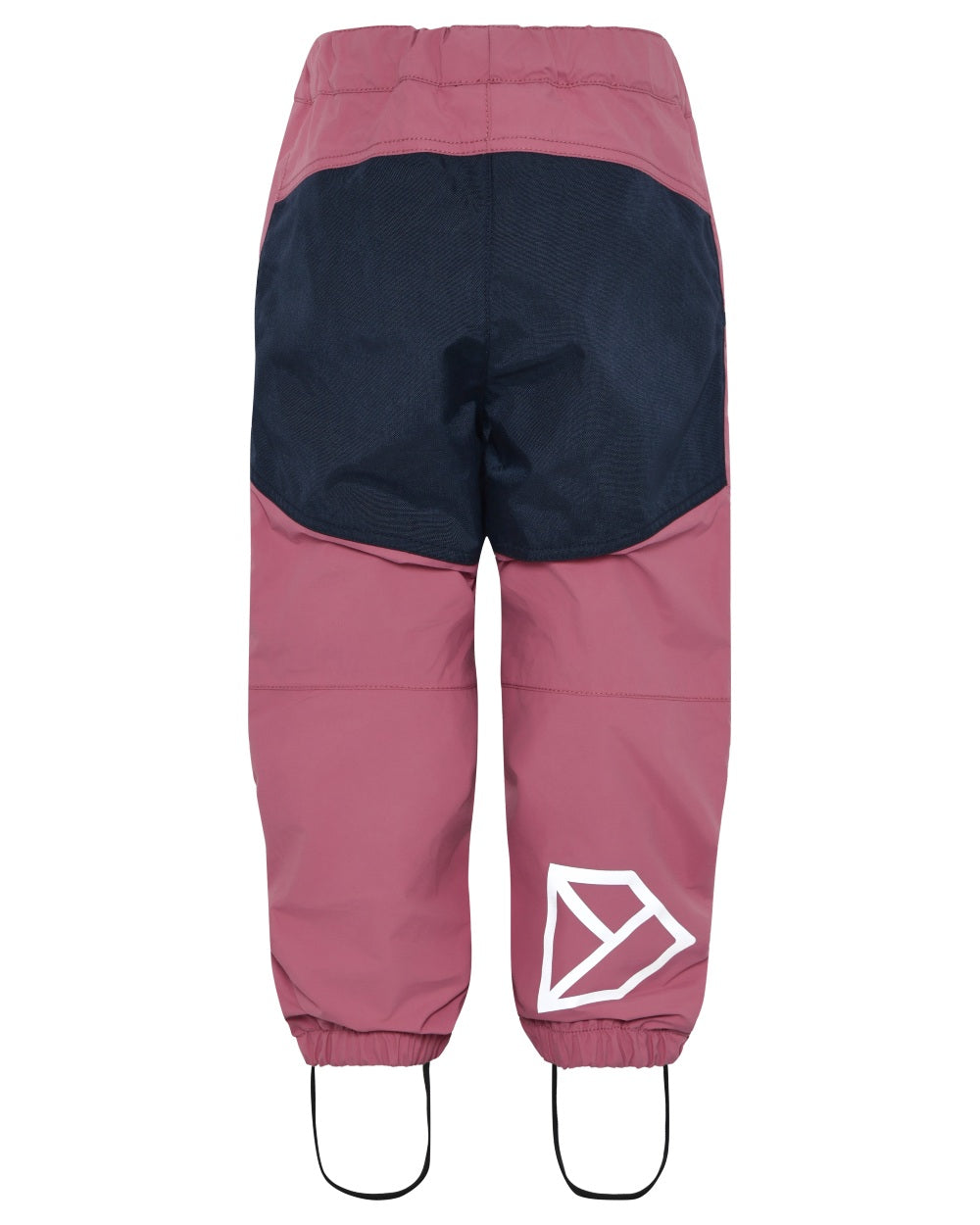 Heather Pink coloured Didriksons Childrens Dusk Pants on white background 
