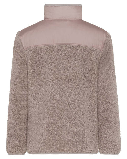 Ash Brown coloured Didriksons Childrens Exa Half Zip Sweater on white background 