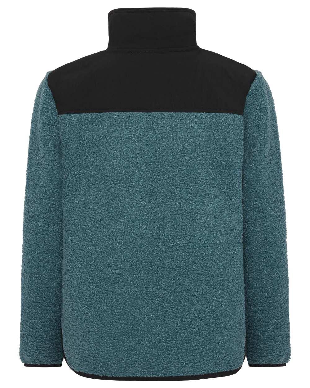 Star Blue coloured Didriksons Childrens Exa Half Zip Sweater on white background 