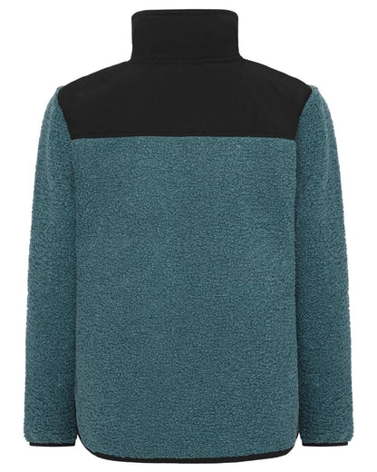 Star Blue coloured Didriksons Childrens Exa Half Zip Sweater on white background 