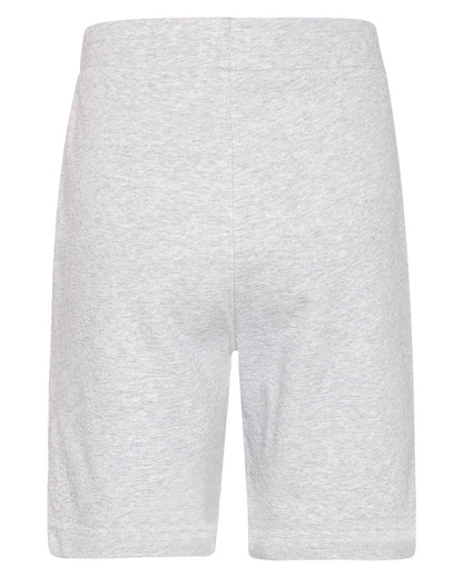 Aluminum Melange coloured Didriksons Childrens Fejan Shorts on white background 