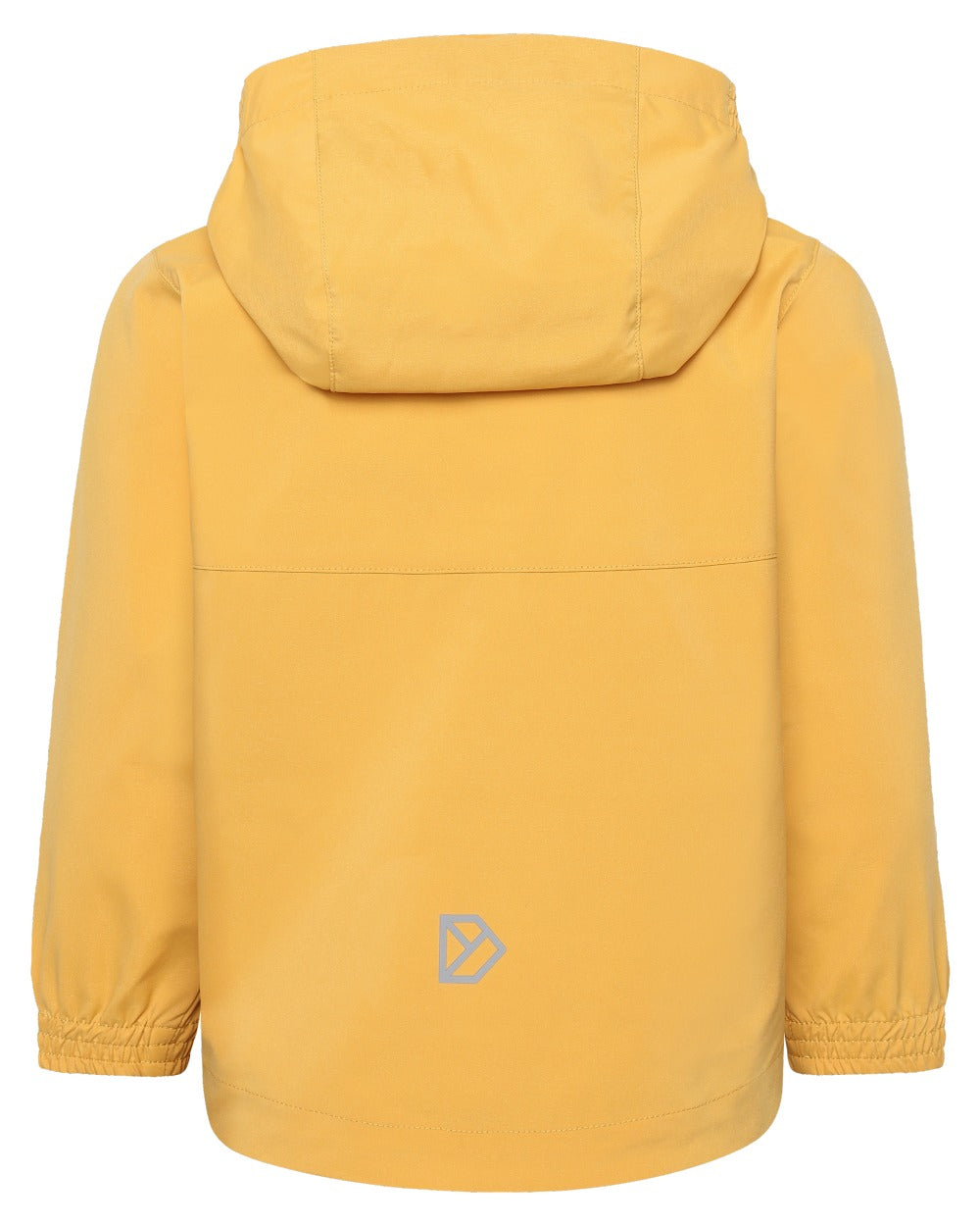 Dark Pollen coloured Didriksons Childrens Hallon Jacket on white background 