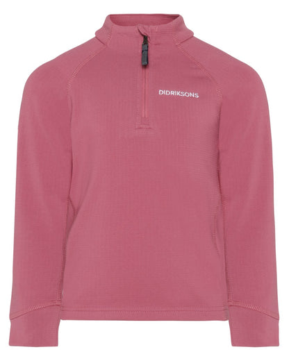 Heather Pink coloured Didriksons Childrens Jadis Set on white background 