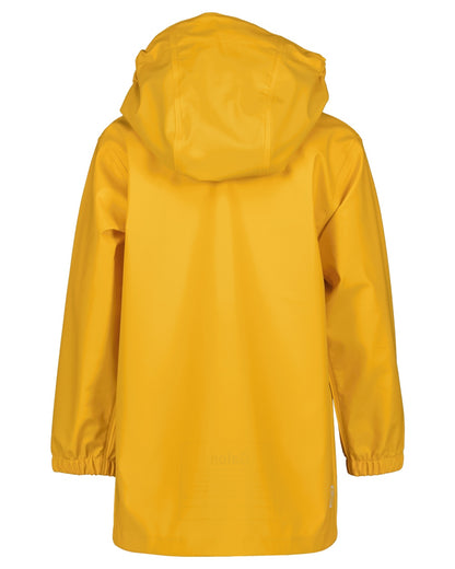 Oat Yellow coloured Didriksons Childrens Jojo Jacket on white background 