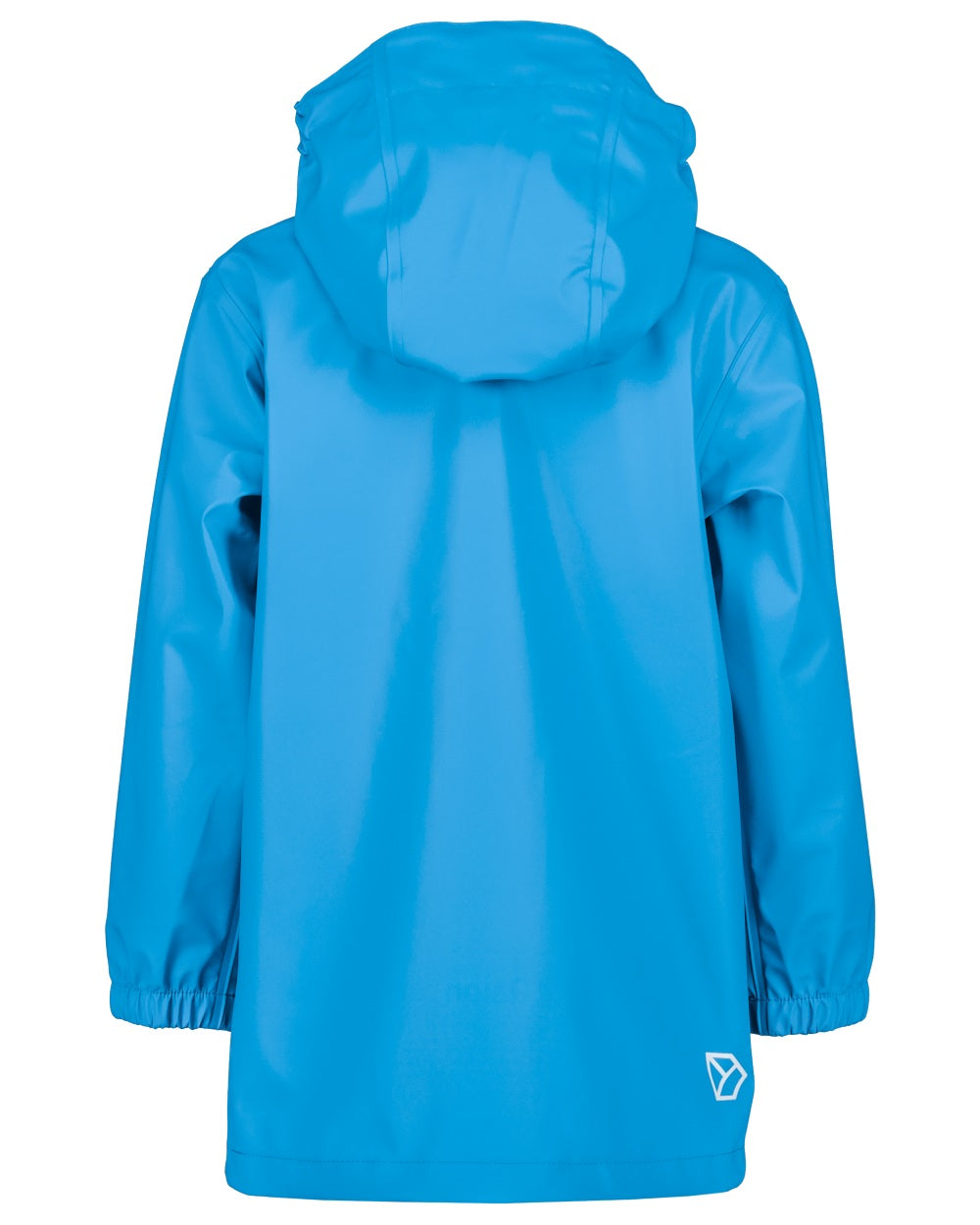 Sharp Blue coloured Didriksons Childrens Jojo Jacket on white background 