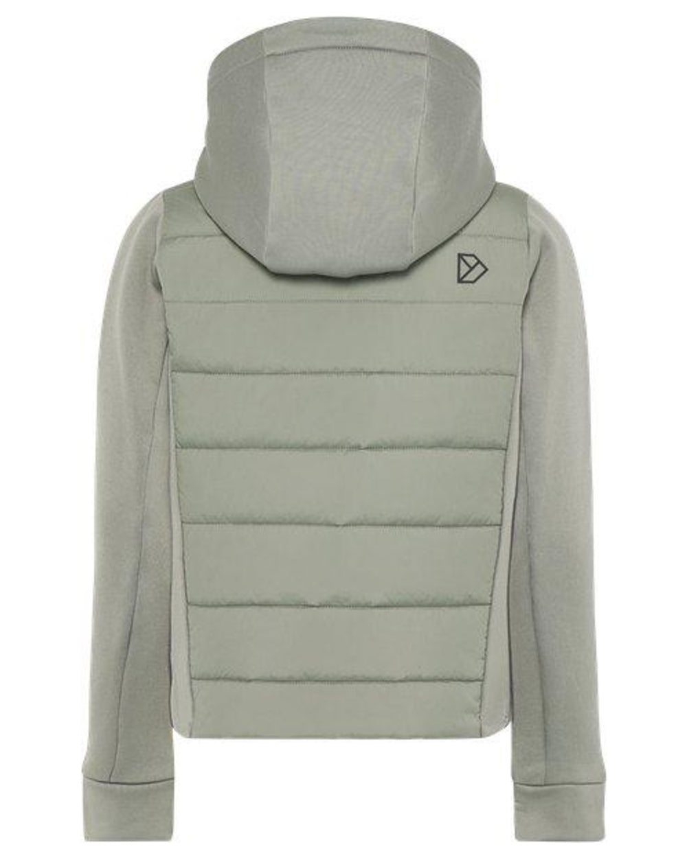 Wilted Leaf coloured Didriksons Childrens Kapris Full Zip Jacket 3 on white background 