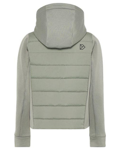 Wilted Leaf coloured Didriksons Childrens Kapris Full Zip Jacket 3 on white background 