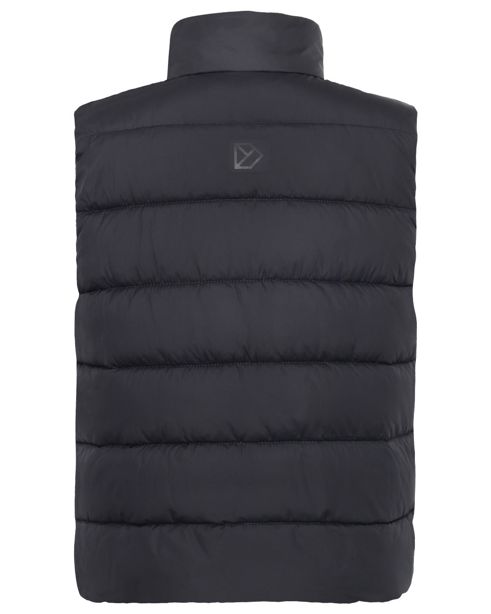 Black coloured Didriksons Childrens Kilo Vest 2 on white background 