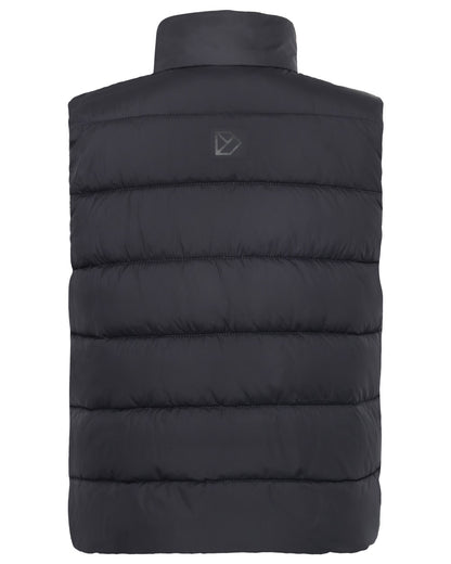 Black coloured Didriksons Childrens Kilo Vest 2 on white background 