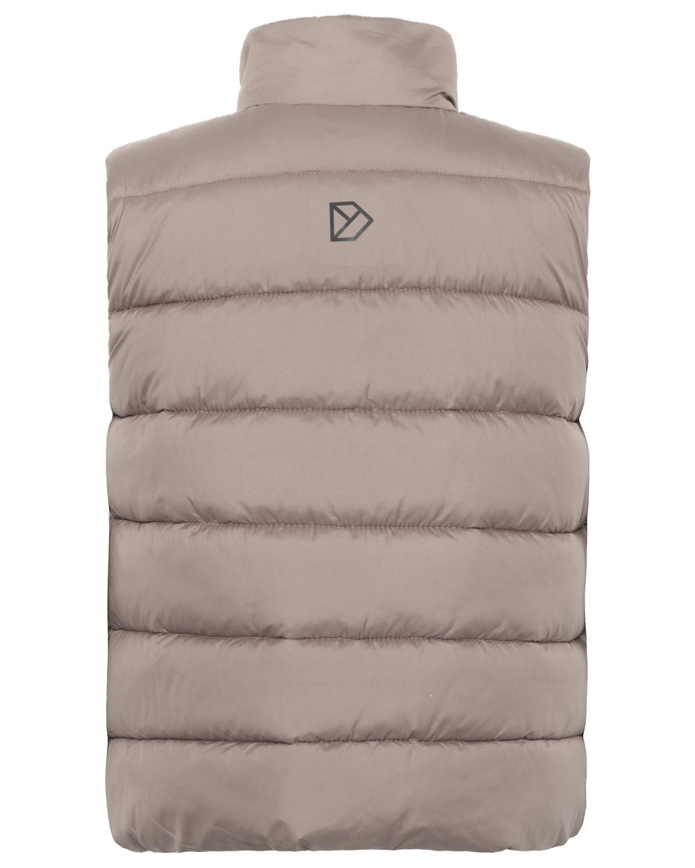 Ash Brown coloured Didriksons Childrens Kilo Vest 2 on white background 