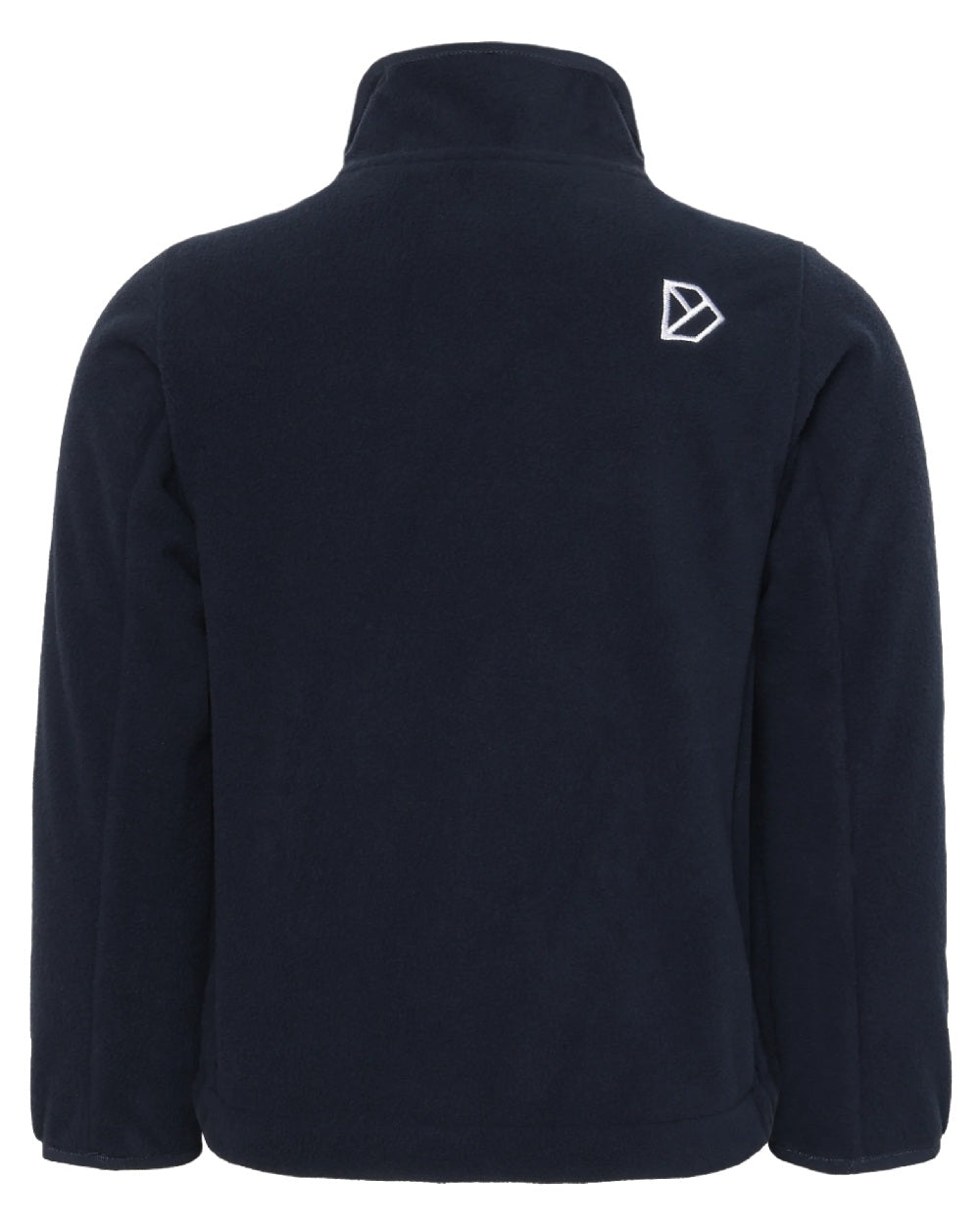 Dark Night Blue coloured Didriksons Childrens Muskot Jacket on white background 