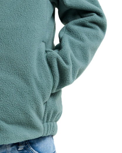 Factory Blue coloured Didriksons Childrens Muskot Jacket on white background 
