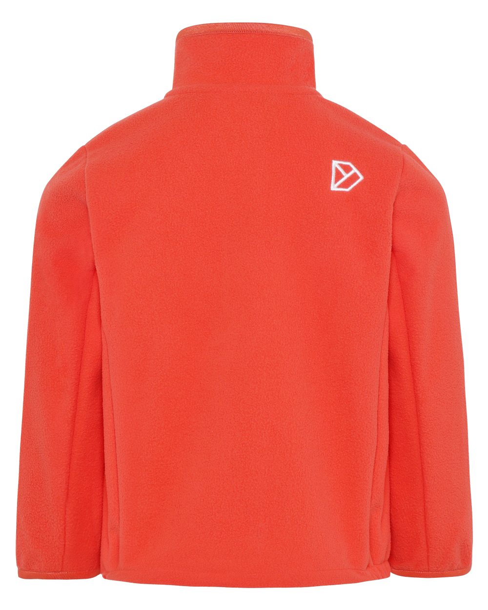 Paprika coloured Didriksons Childrens Muskot Jacket on white background 