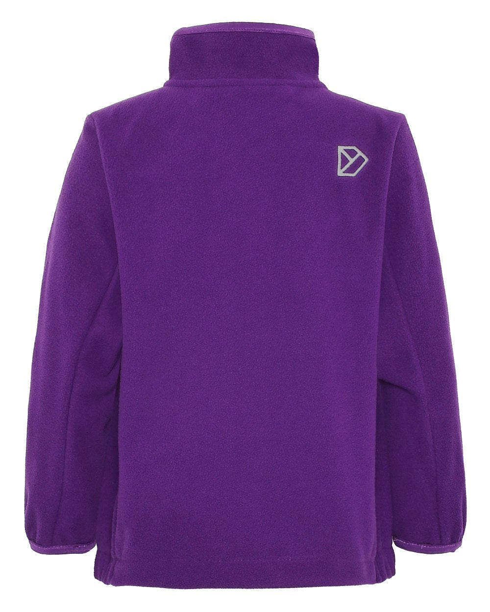 Royal Purple coloured Didriksons Childrens Muskot Jacket on white background 