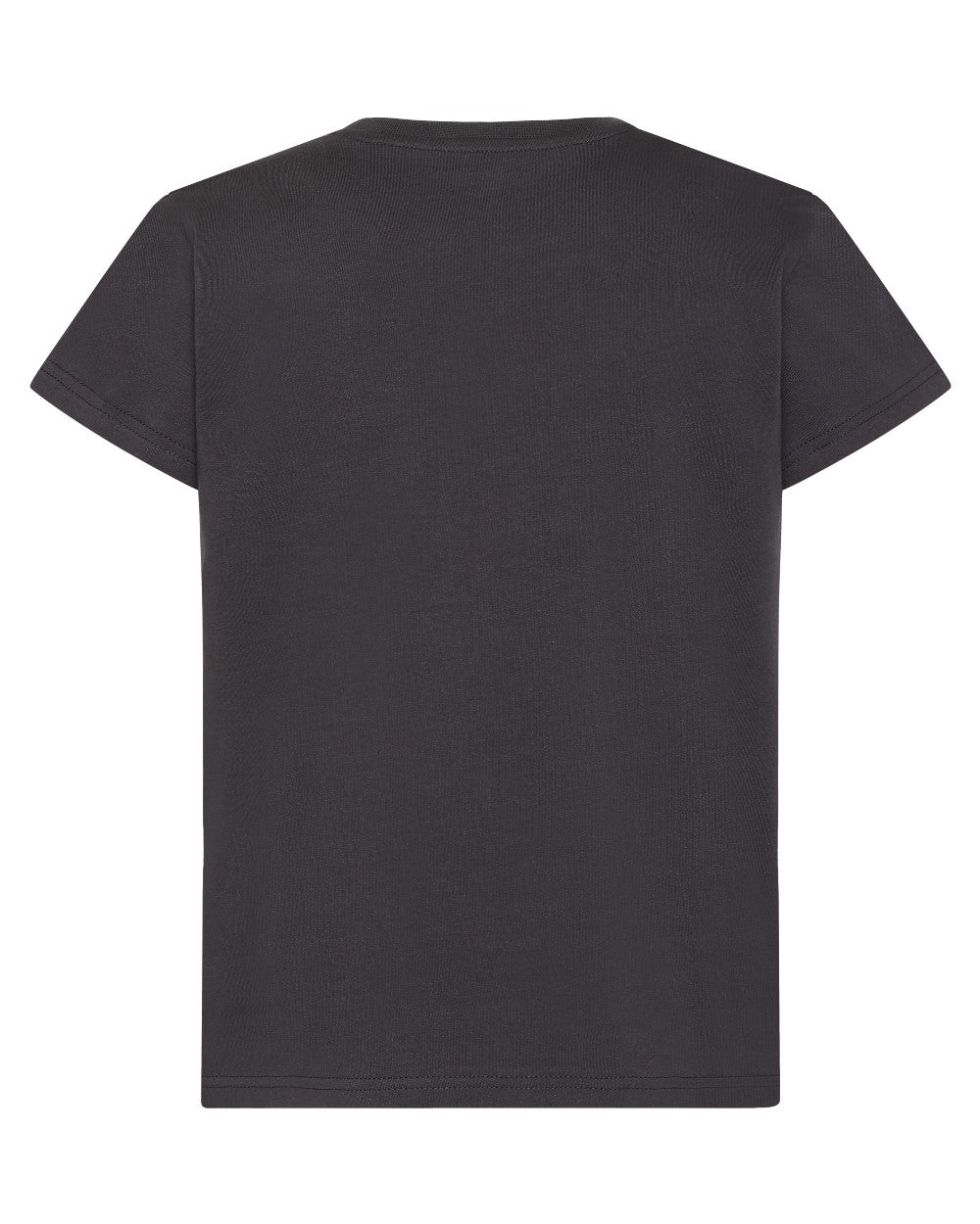 Graphite coloured Didriksons Childrens Mynta Explore Logo T-Shirt on white background 