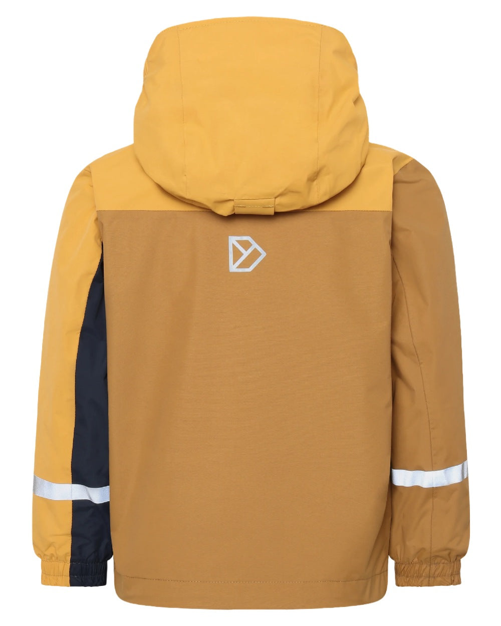Dark Pollen coloured Didriksons Childrens Pilvi Jacket on white background 