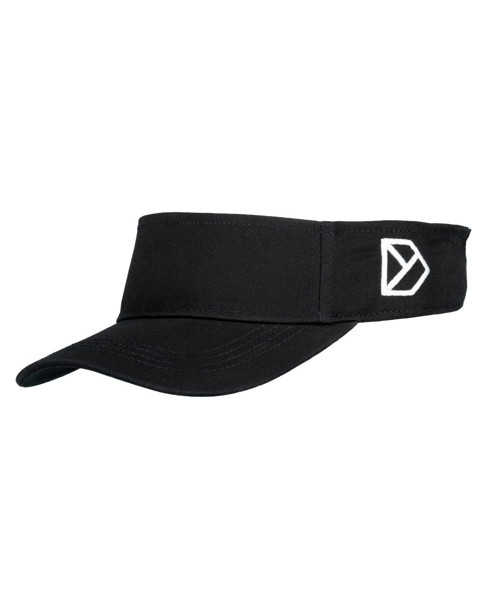 Black coloured Didriksons Dara Sun Viisor on white background 