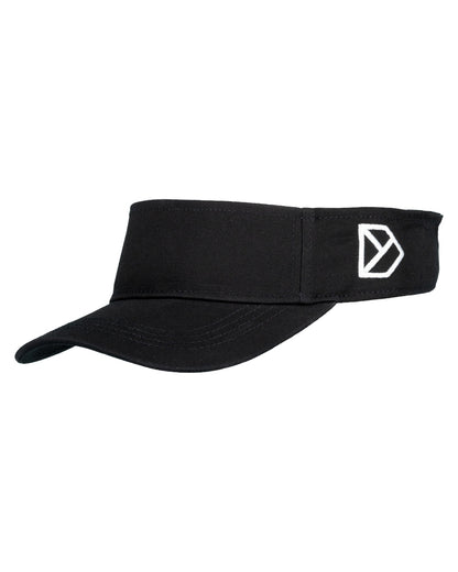 Black coloured Didriksons Dara Sun Viisor on white background 