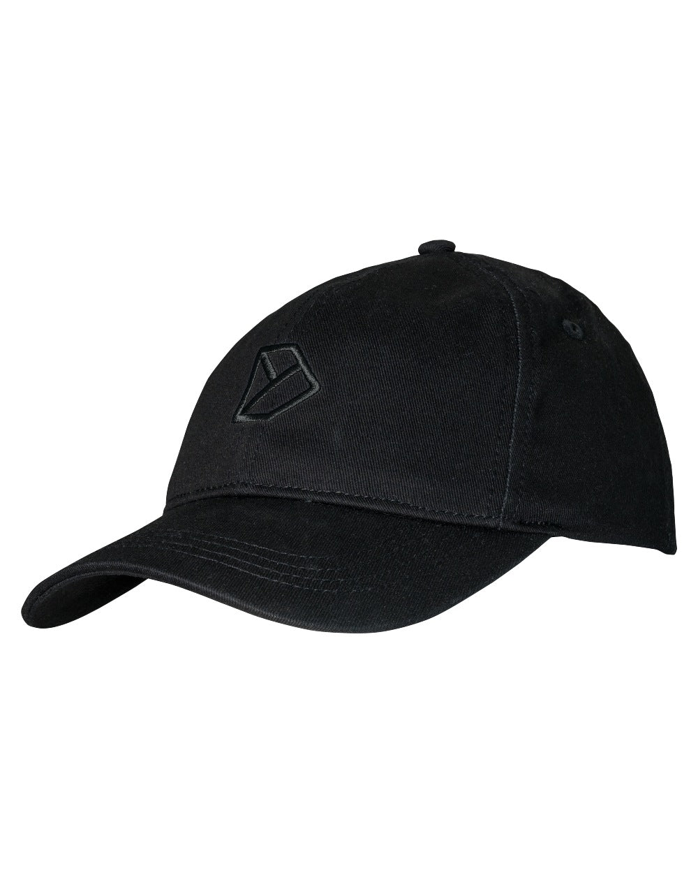 Black coloured Didriksons Derin Cap 2 on white background 