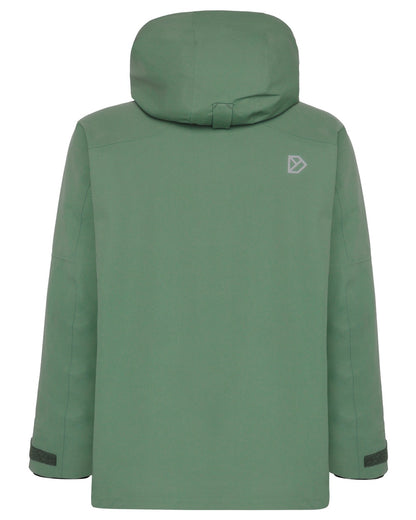 Dark Moss coloured Didriksons Fractus Waterproof Jacket on white background 