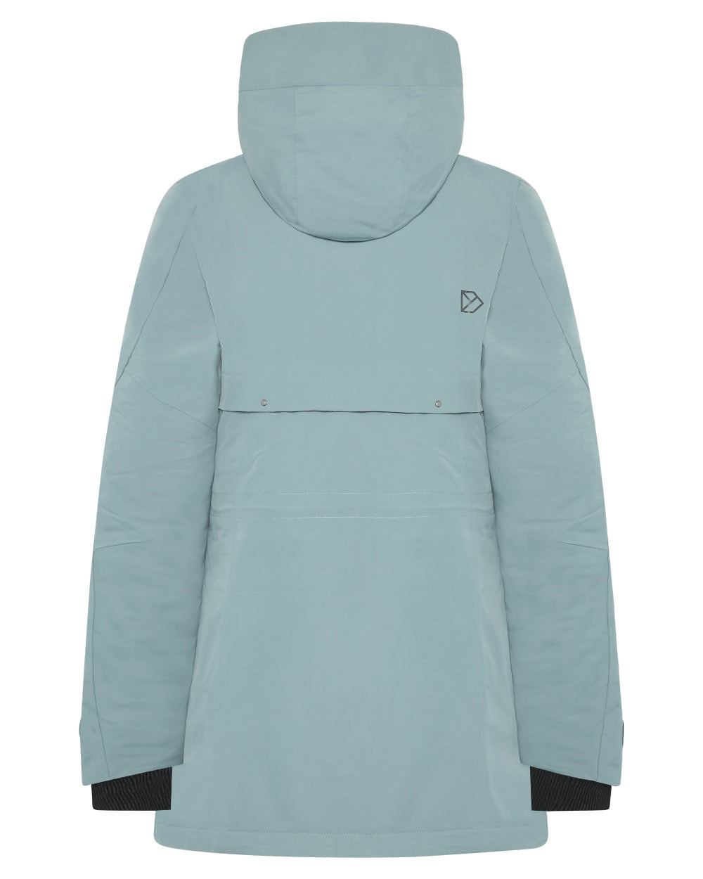 Factory Blue coloured Didriksons Frida Womens Parka 7 on white background 