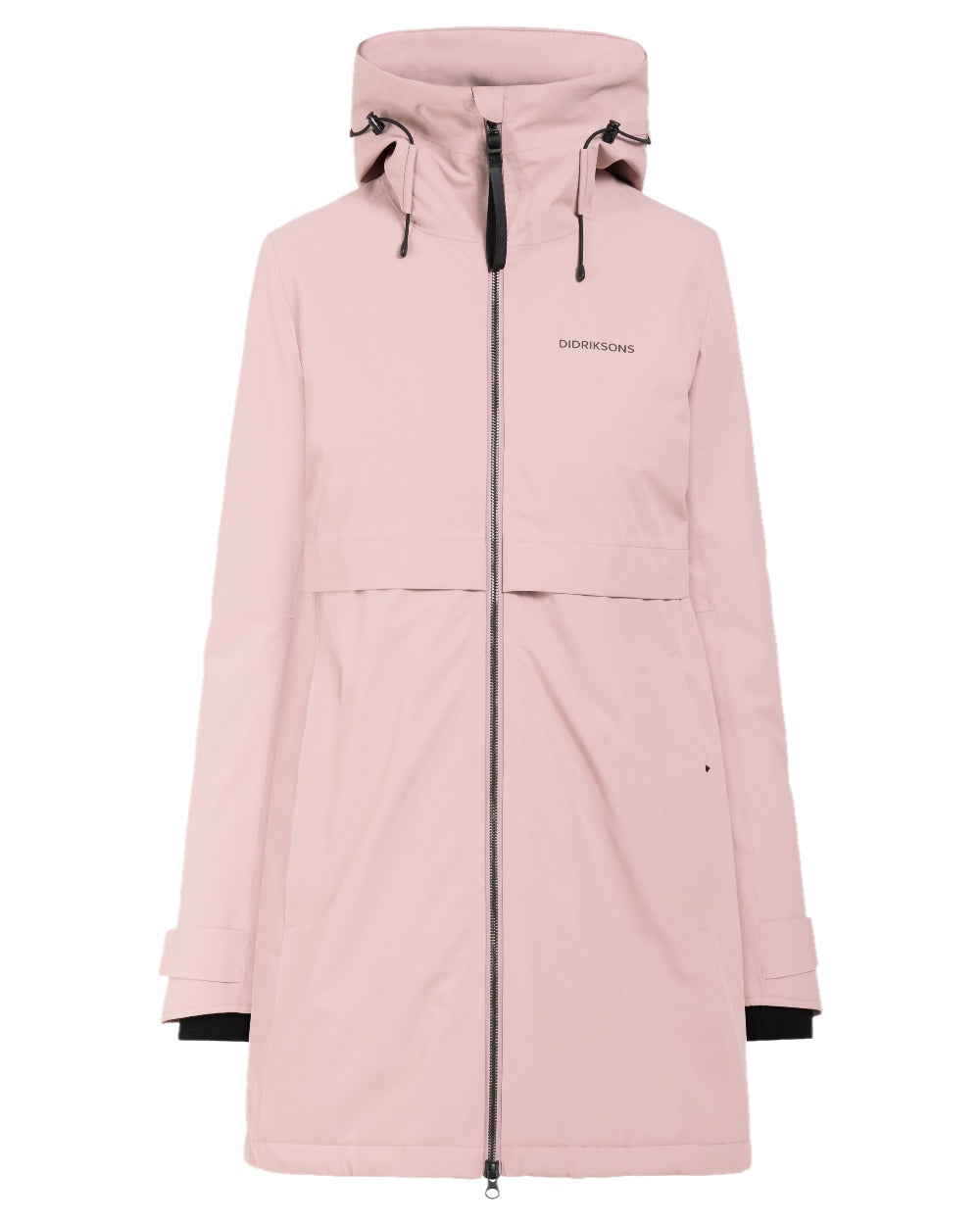 Oyster Lilac coloured Didriksons Helle Ladies Parka 5 on white background 