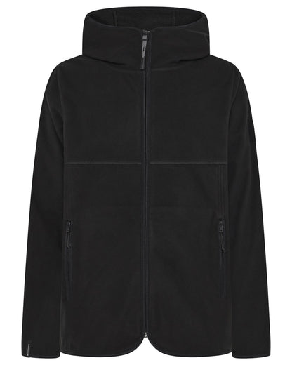 Black coloured Didriksons Helmit Windproof Full Zip Fleece on white background 