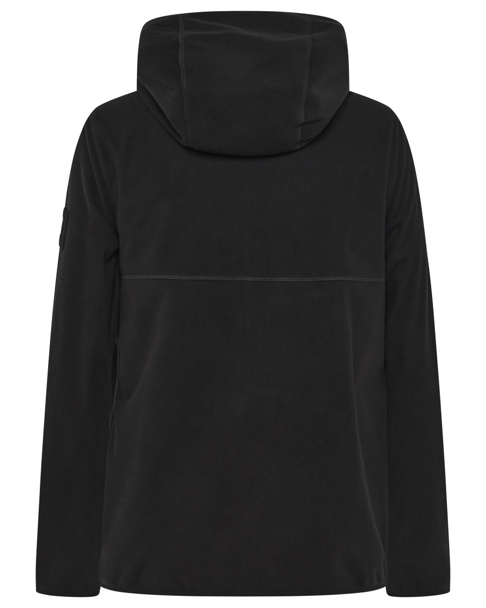 Black coloured Didriksons Helmit Windproof Full Zip Fleece on white background 