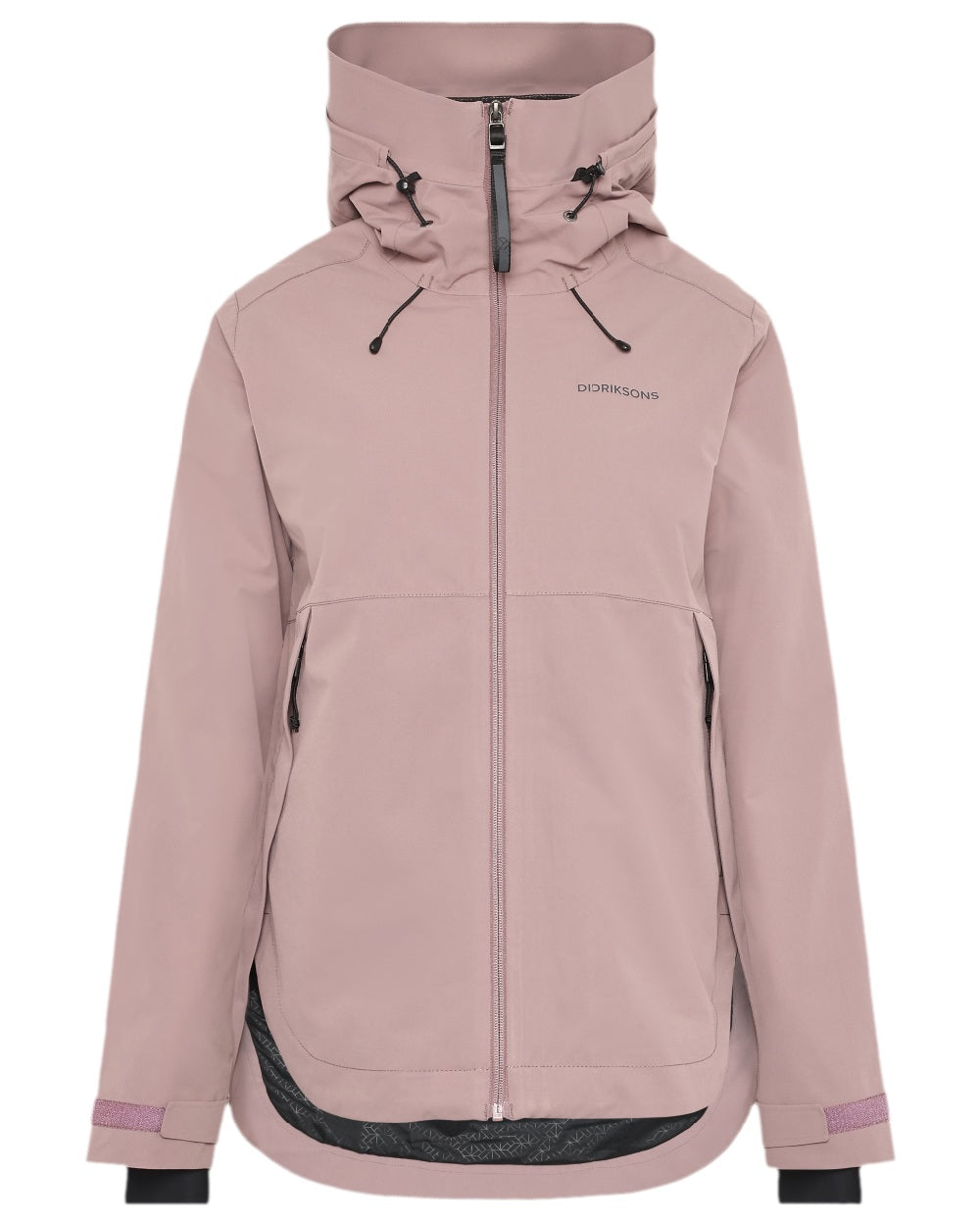 Faded Wine Coloured Didriksons Jennie Womens Jacket on white background  