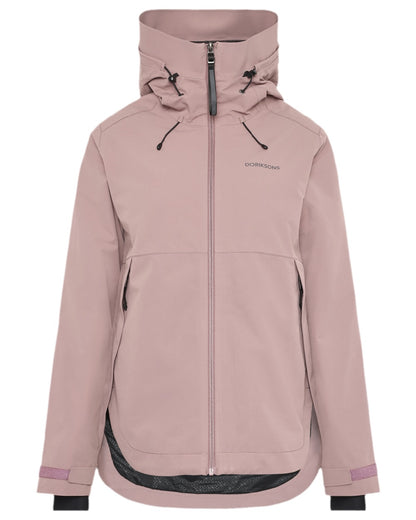 Faded Wine Coloured Didriksons Jennie Womens Jacket on white background  