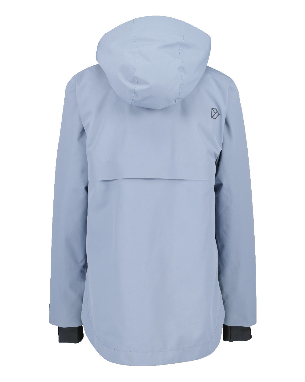 Glacial Blue Coloured Didriksons Jennie Womens Jacket on white background  