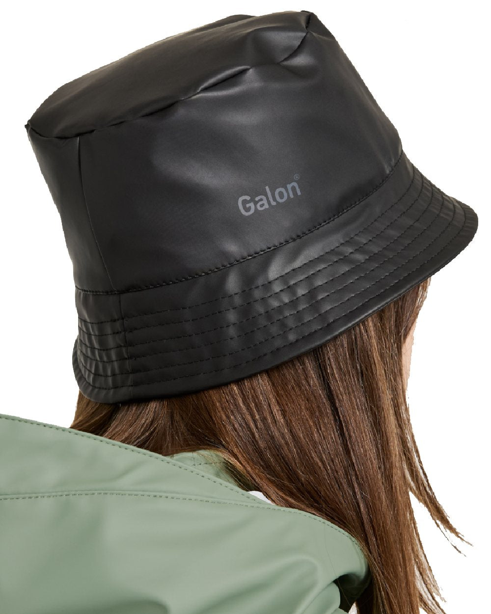 Black coloured Didriksons Childrens Giga Hat on white background 