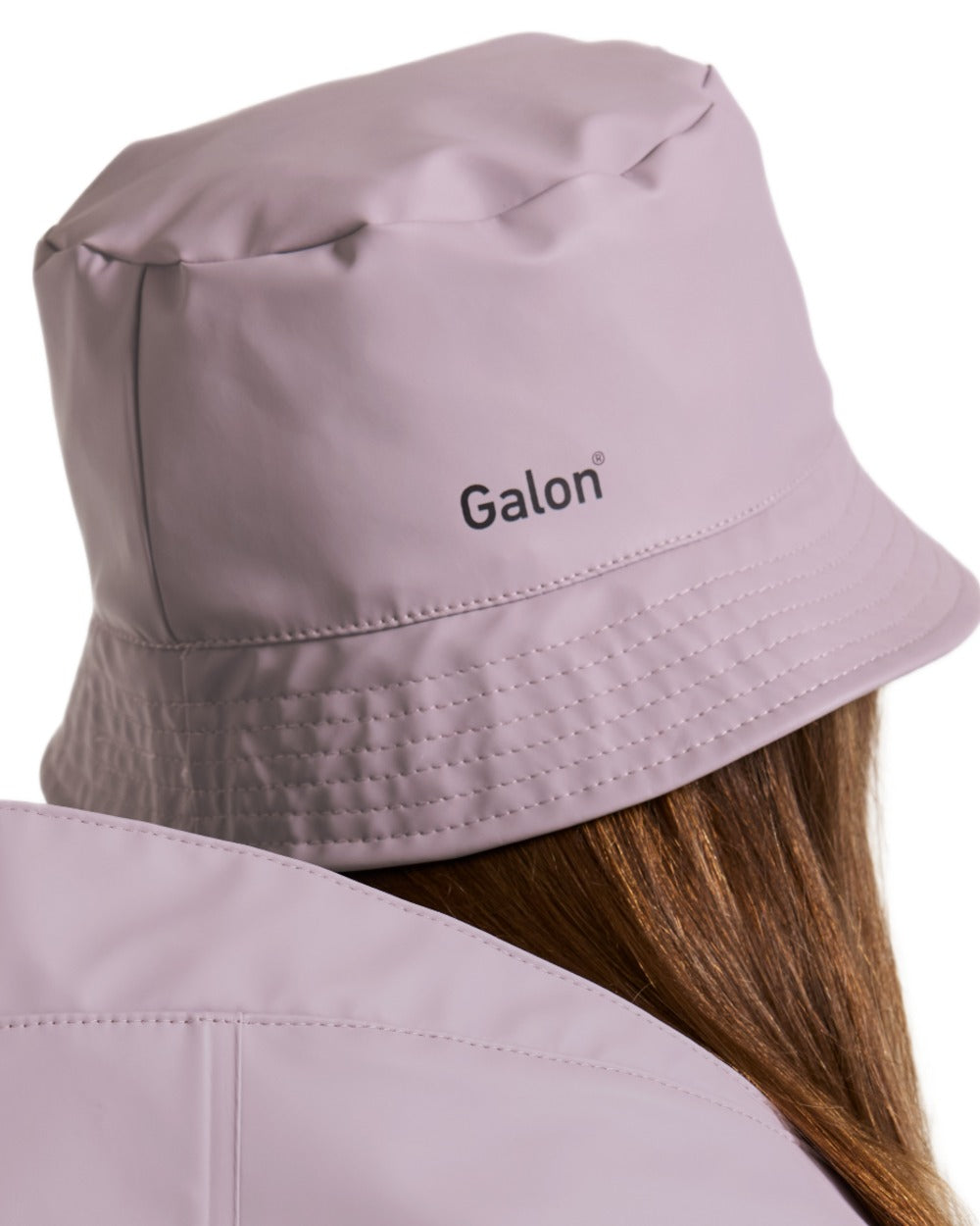 Dusty Lilac coloured Didriksons Childrens Giga Hat on white background 