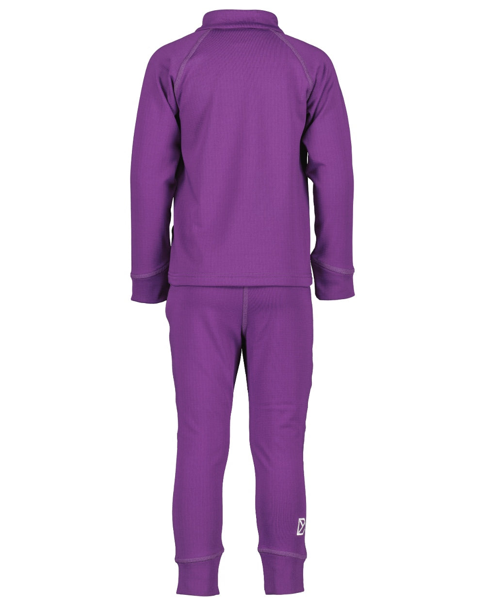 Royal Purple coloured Didriksons Kids Jadis Set on white background 
