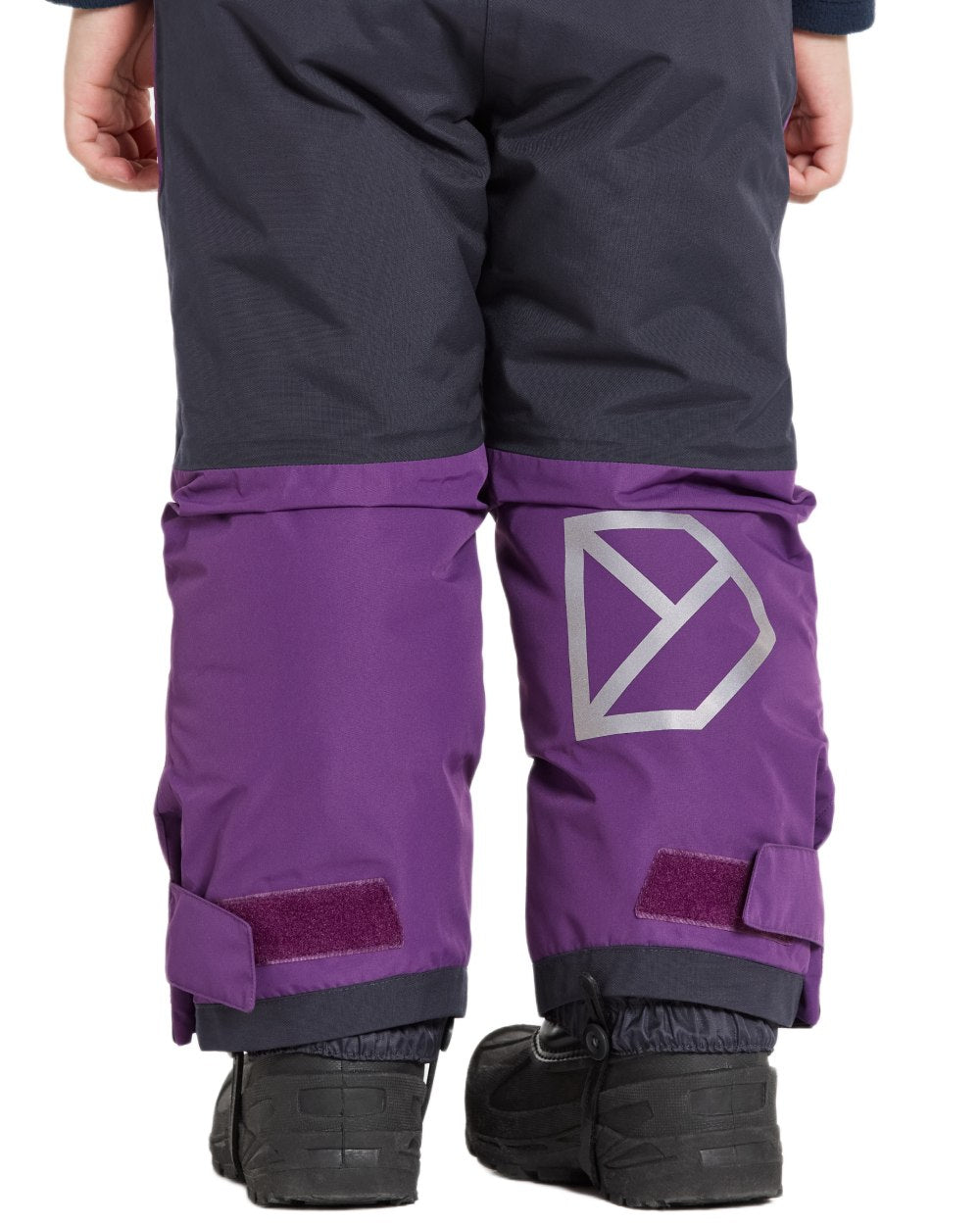 Royal Purple Coloured Didriksons Kids Skare Set on white background 