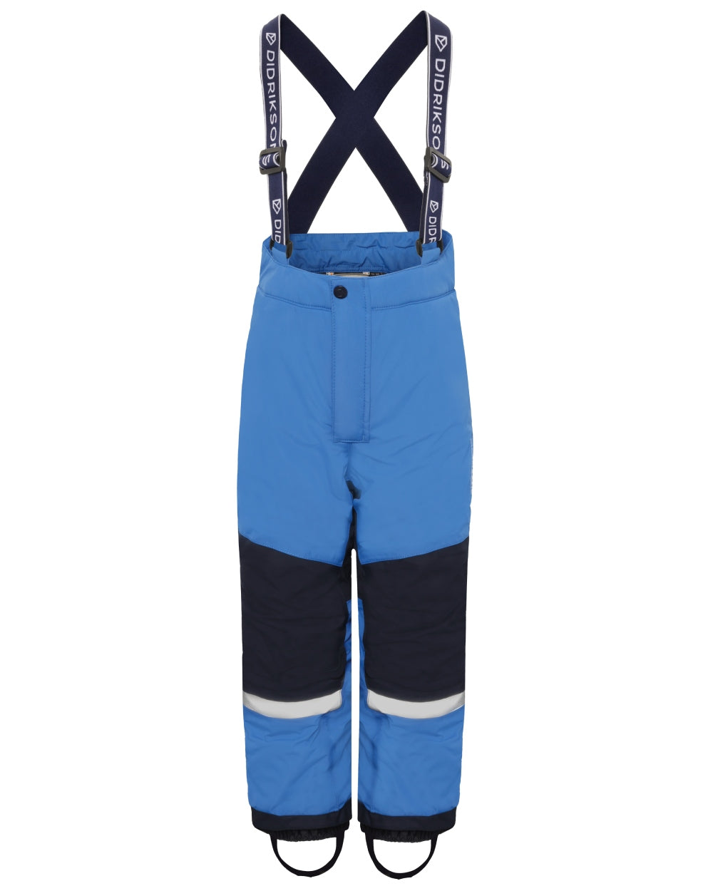 Sapphire Blue Coloured Didriksons Kids Skare Set on white background 