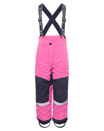 Sweet Pink Coloured Didriksons Kids Skare Set on white background 