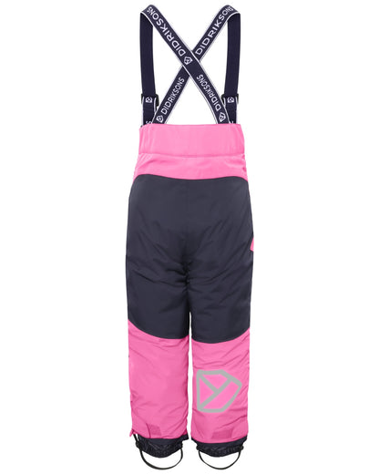 Sweet Pink Coloured Didriksons Kids Skare Set on white background 