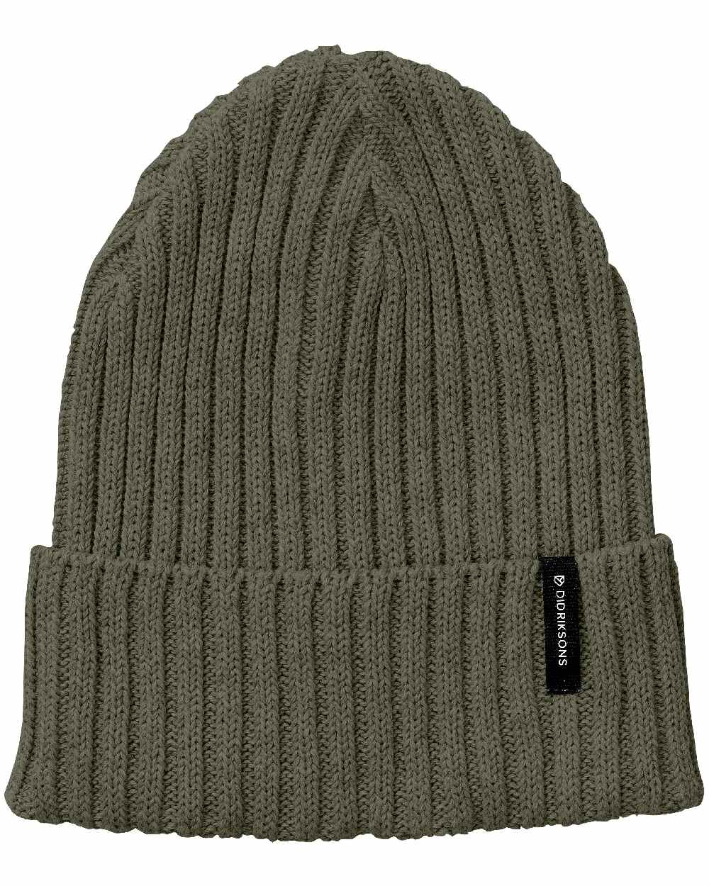 Deep-Green coloured Didriksons Laken Beanie 3 on white background 