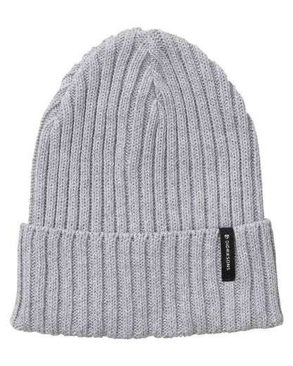 Grey Melange coloured Didriksons Laken Beanie 3 on white background 