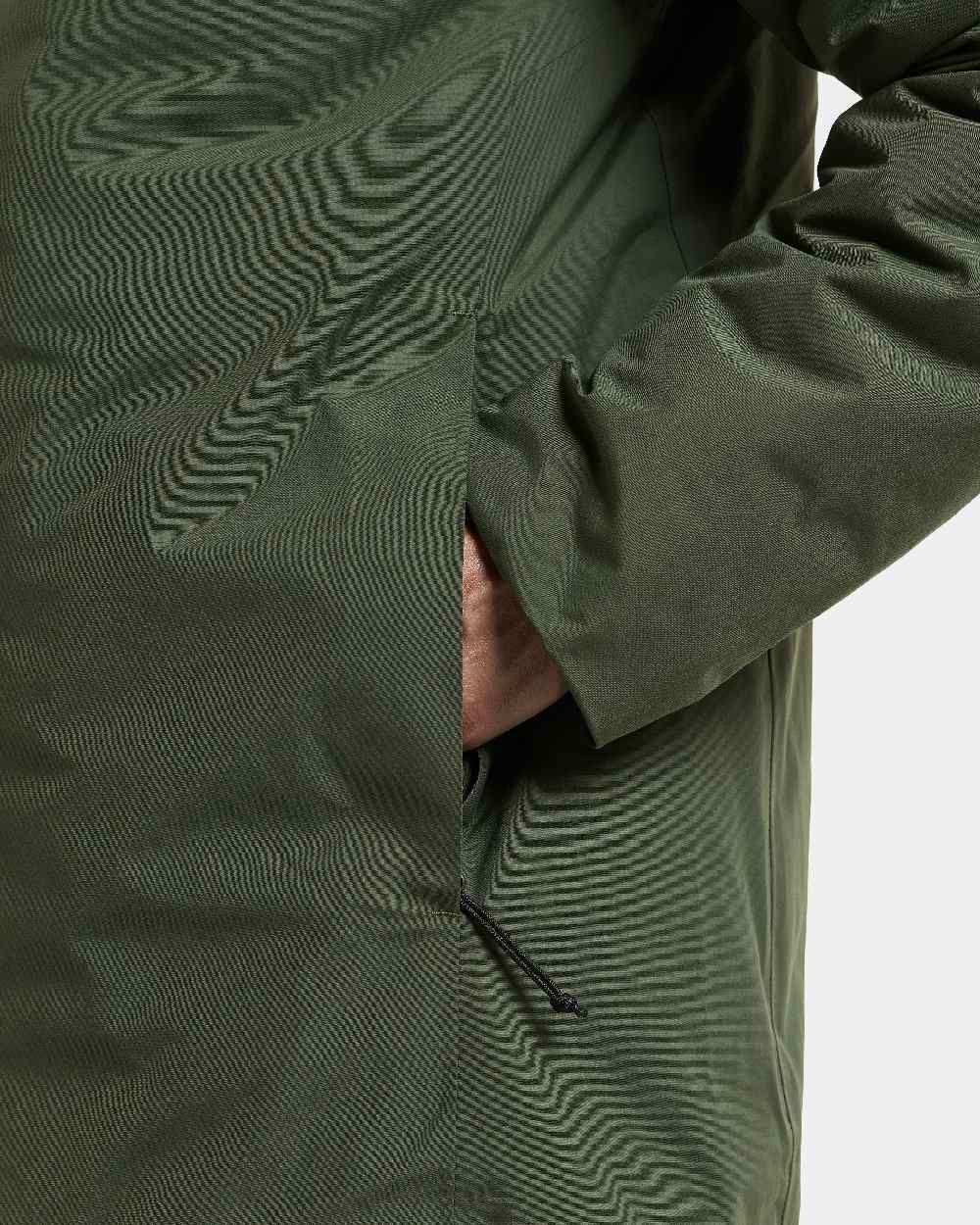 Deep Green coloured Didriksons Marvin Mens Jacket on white background 