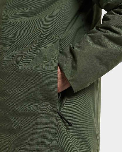 Deep Green coloured Didriksons Marvin Mens Jacket on white background 